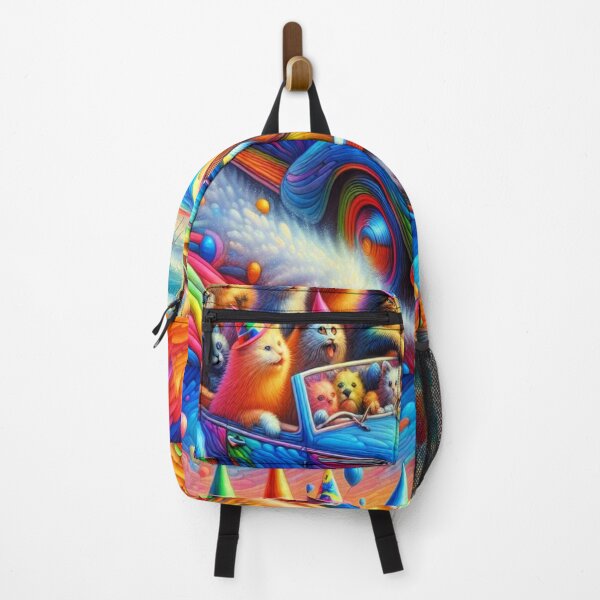 Item preview, Purrfect Joyride – Surreal Cruise of Cats and Color designed and sold by daweave77.