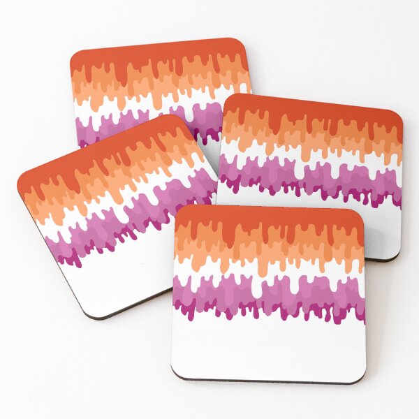 Item preview, Lesbian Drip Flag designed and sold by thetabbycollector .