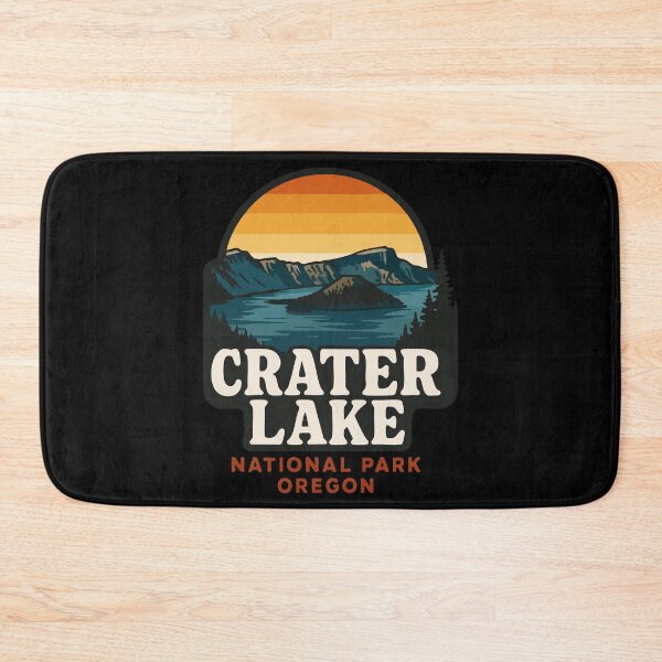 Item preview, Crater Lake National Park Oregon Retro Vintage designed and sold by TomFrontierArt.