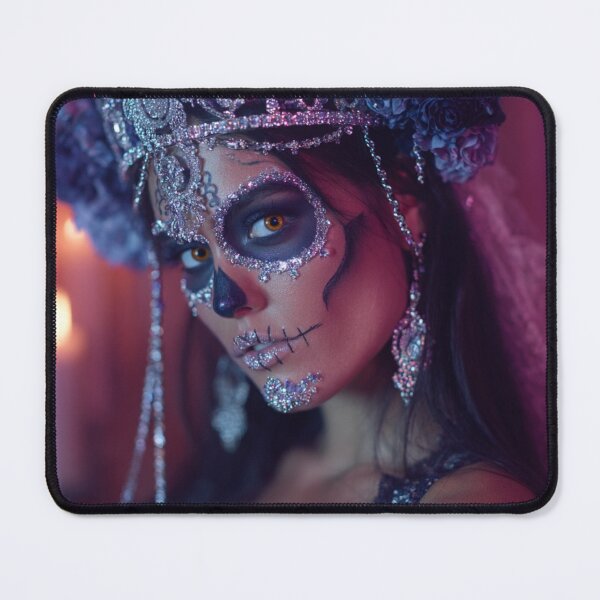 Item preview, Crystal sugar skull makeup designed and sold by aiartfs.