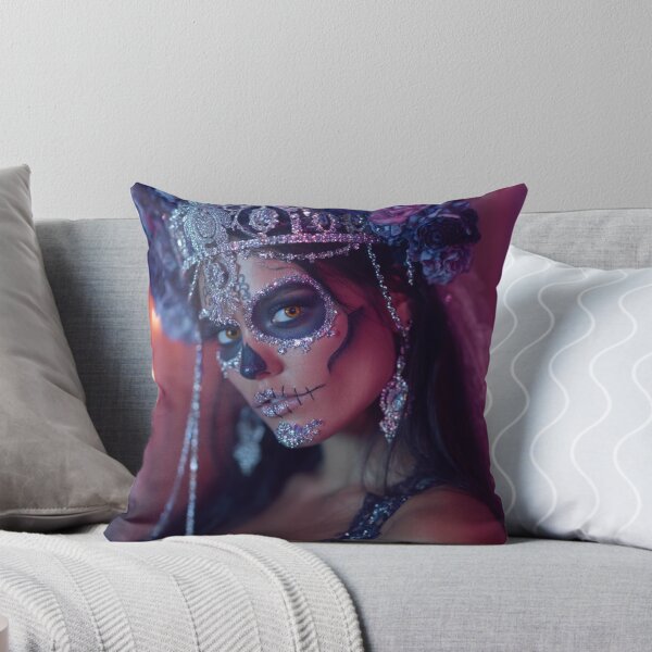 Item preview, Crystal sugar skull makeup designed and sold by aiartfs.