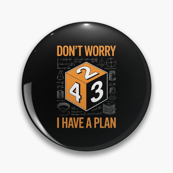 Item preview, Don’t Worry I Have a Plan – Funny Math Geek designed and sold by PrintAtelier.