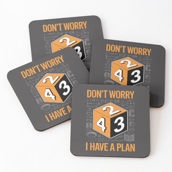 Item preview, Don’t Worry I Have a Plan – Funny Math Geek designed and sold by PrintAtelier.