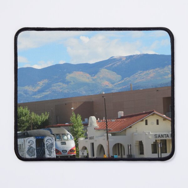 Item preview, Classic Trains, Modern Trains, Mountains, Clouds, Santa Fe, New Mexico  designed and sold by lenspiro.