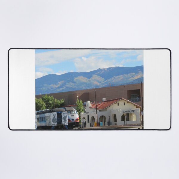 Item preview, Classic Trains, Modern Trains, Mountains, Clouds, Santa Fe, New Mexico designed and sold by lenspiro.