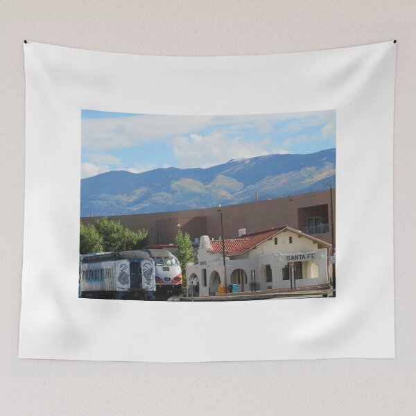 Item preview, Classic Trains, Modern Trains, Mountains, Clouds, Santa Fe, New Mexico  designed and sold by lenspiro.