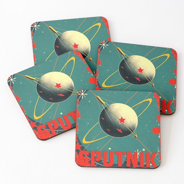 Item preview, Retro Soviet Space Poster designed and sold by FLIP-original.