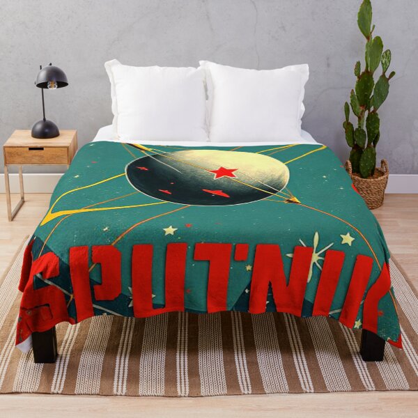 Item preview, Retro Soviet Space Poster designed and sold by FLIP-original.