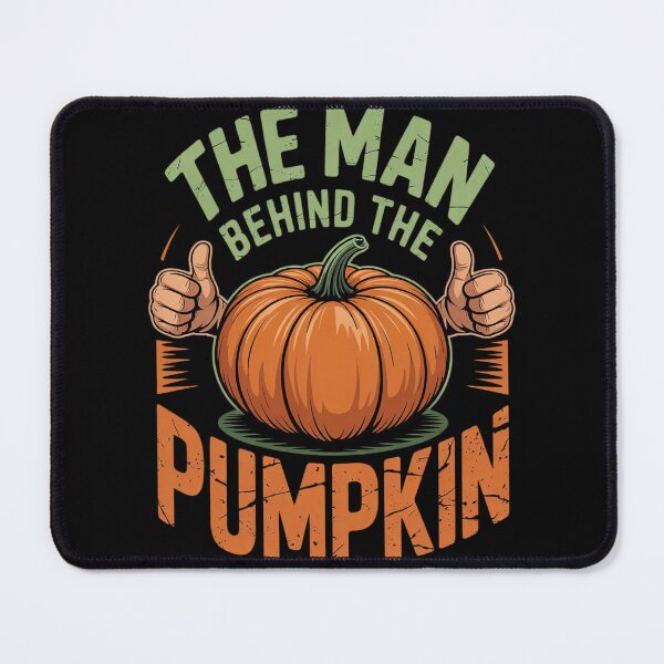 Item preview, Man Behind The Pumpkin Halloween Pregnancy Husband Dad  designed and sold by KonstanKoraner.