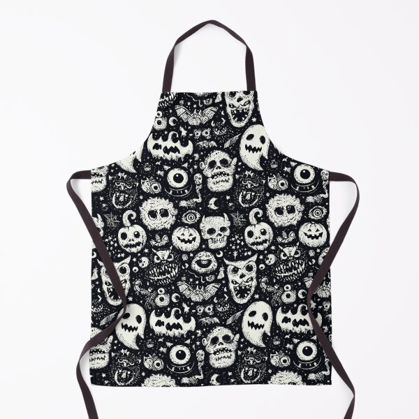 Item preview, A fun pattern with monsters ghosts and spooky pumpkins. designed and sold by Piotrek0001.