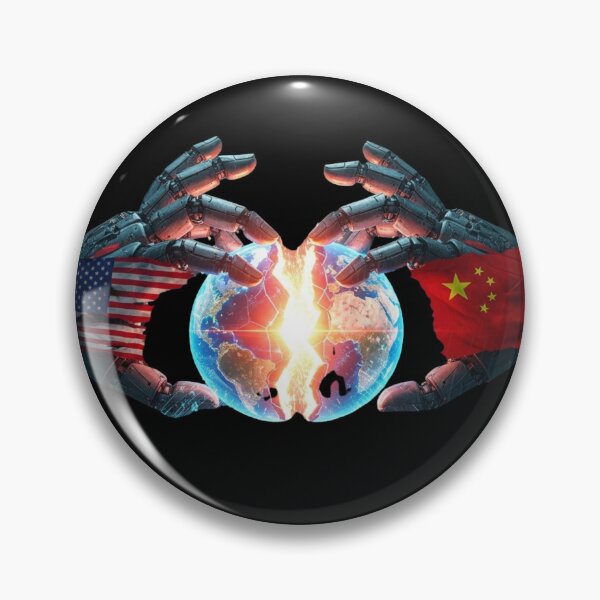 Item preview, Cyberpunk Tech War, Futuristic Global Power Clash designed and sold by chipmuckdesignn.