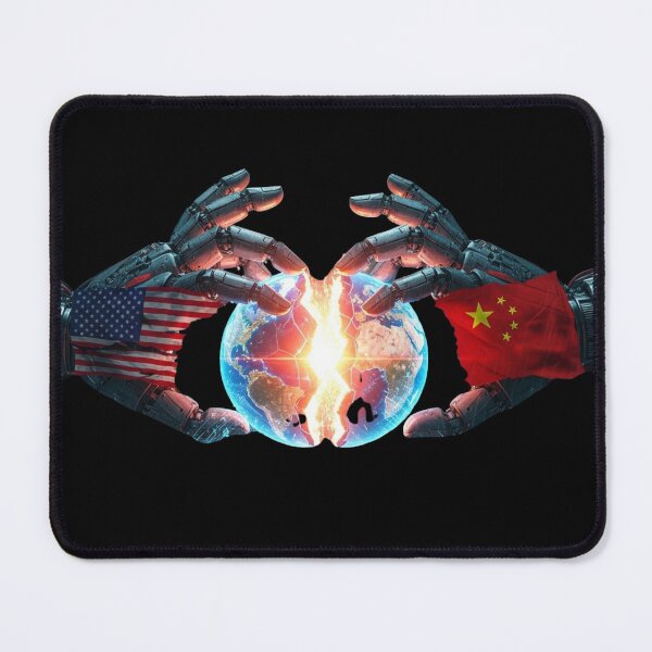 Item preview, Cyberpunk Tech War, Futuristic Global Power Clash designed and sold by chipmuckdesignn.