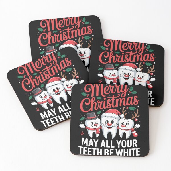 Item preview, Merry Christmas Teeth Be White Dentist Xmas Dental  designed and sold by KonstanKoraner.