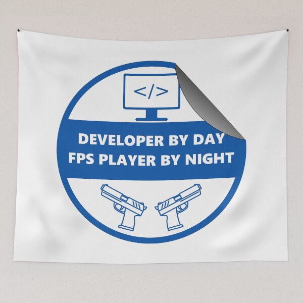 Item preview, developer by day fps player by night designed and sold by yourgeekside.