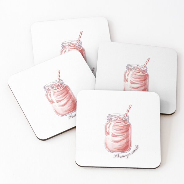 Item preview, Pomegranate milkshake or smoothie designed and sold by serenebookworm.