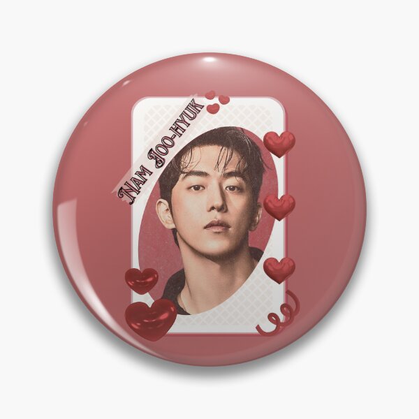 Artikelvorschau, Nam Joo-hyuk (남주혁) Koreanischer Schauspieler Kdrama-Karte Rotes ästhetisches Collagen-Design entworfen und verkauft von AJUNICE STUDIO.