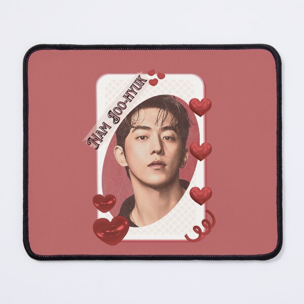 Item preview, Nam Joo-hyuk (남주혁) Korean Actor Kdrama Card Red Aesthetic Collage Design designed and sold by AJUNICE STUDIO.