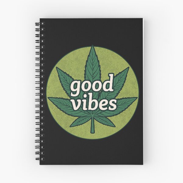 Item preview, Good Vibes Hemp Leaf Sticker designed and sold by Cotton-Vibe.