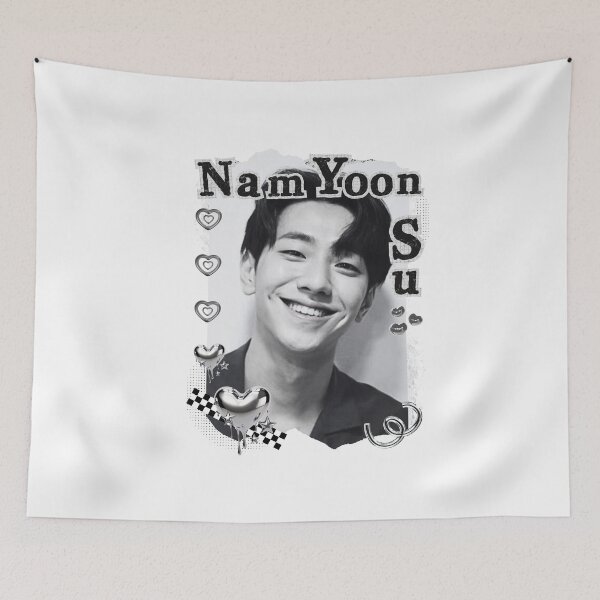 Item preview, Nam Yoon-su (남윤수) Korean Actor Kdrama Black and White Collage Digital Art Portrait designed and sold by AJUNICE STUDIO.