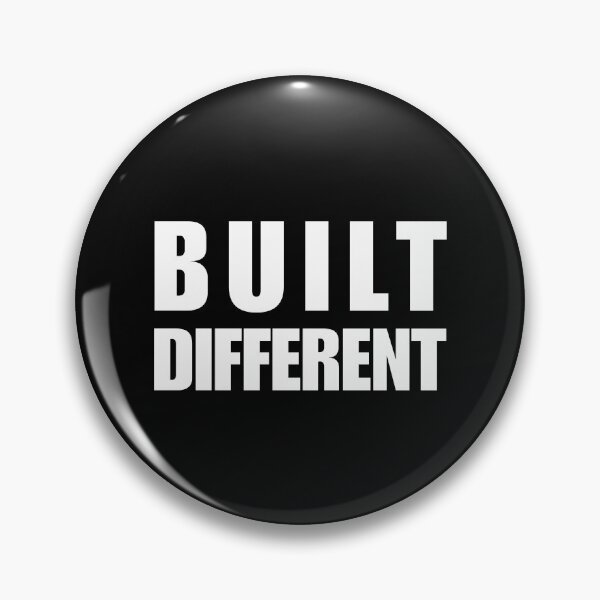 Item preview, Built Different – Motivational Strength & Mindset Design designed and sold by DailyStrength.