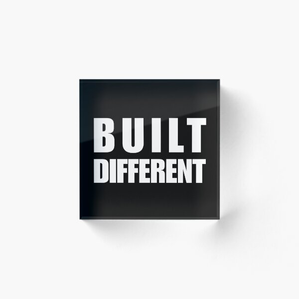 Item preview, Built Different – Motivational Strength & Mindset Design designed and sold by DailyStrength.
