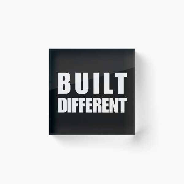 Item preview, Built Different – Motivational Strength & Mindset Design designed and sold by DailyStrength.
