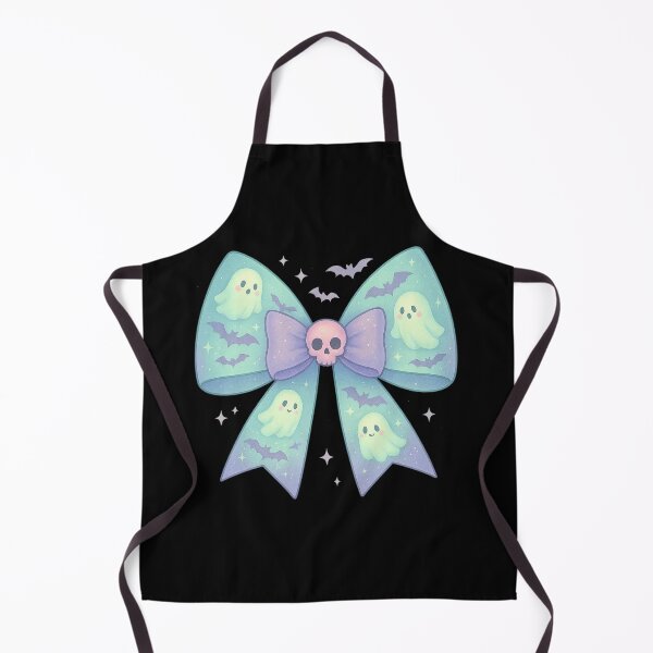 Item preview, Pastel Ghost Bat Bow Kawaii Halloween Art designed and sold by ChaaiTee.