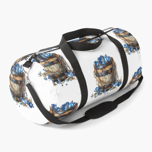 Item preview, Rustic Barrel Overflowing with Blue Crystals designed and sold by Anastasiia Yurevych.