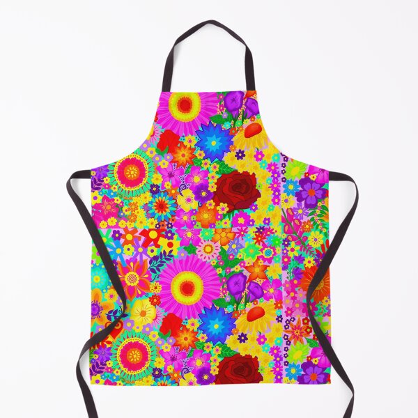 Item preview, Psychedelic Rainbow Flower Power | Vibrant Retro Floral Artwork designed and sold by Vividality.