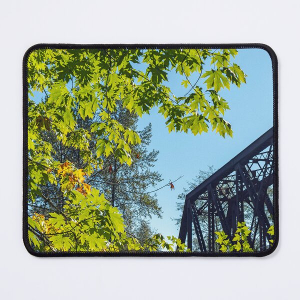 Item preview, Reinig Bridge (Ronette's Bridge for Twin Peaks fans) on an autumn day designed and sold by lisavonbiela.