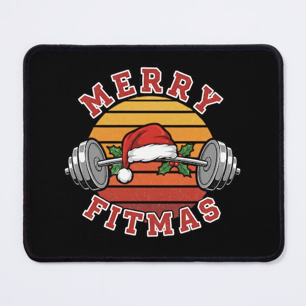 Item preview, Merry Fitmas Retro Sunset designed and sold by Joyful-Park.