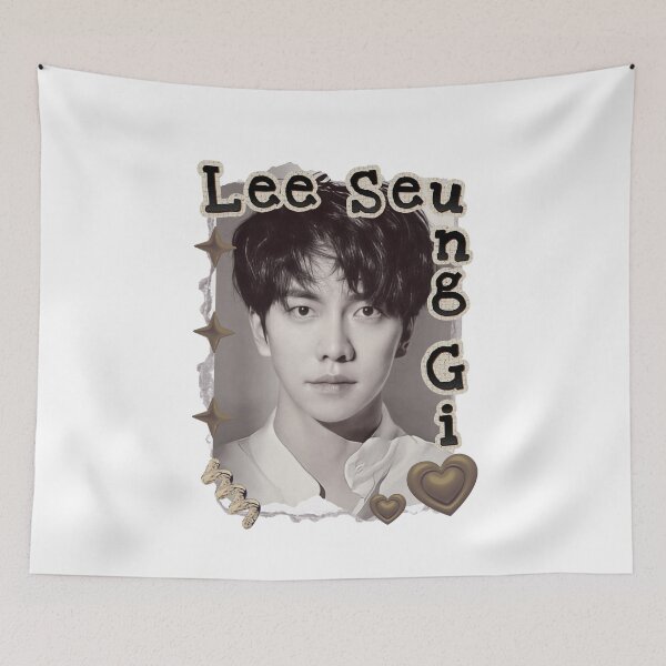 Artikelvorschau, Lee Seung-gi (이승기), koreanischer Schauspieler, K-Drama, Scrapbook-Collage, gemütliches Y2K-Vintage-Design entworfen und verkauft von HELL0WBELLO.
