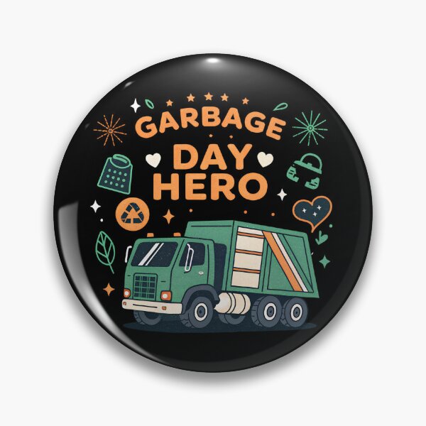 Item preview, Garbage Day Hero – Truck Lovers Recycling  designed and sold by VividOrganica.
