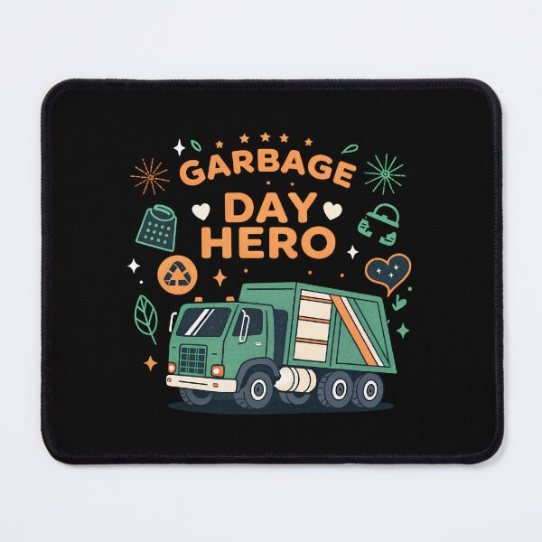 Item preview, Garbage Day Hero – Truck Lovers Recycling designed and sold by VividOrganica.