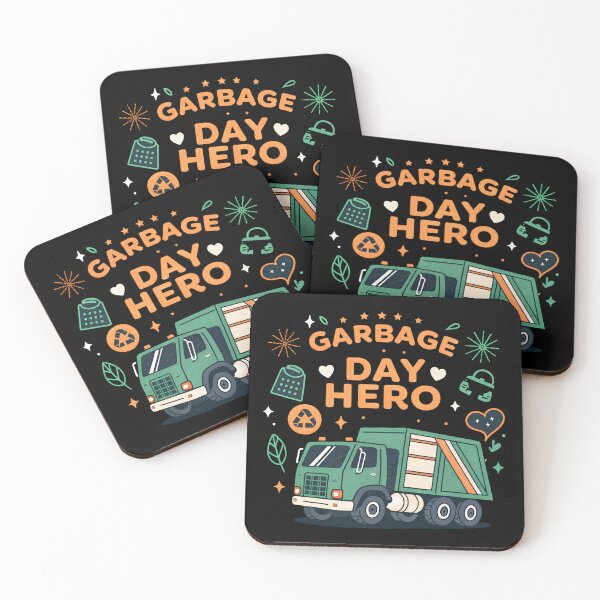 Item preview, Garbage Day Hero – Truck Lovers Recycling  designed and sold by VividOrganica.