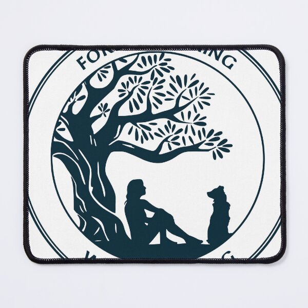 Item preview, Forest Bathing with Your Dog (Navy) designed and sold by NadineMazzola.