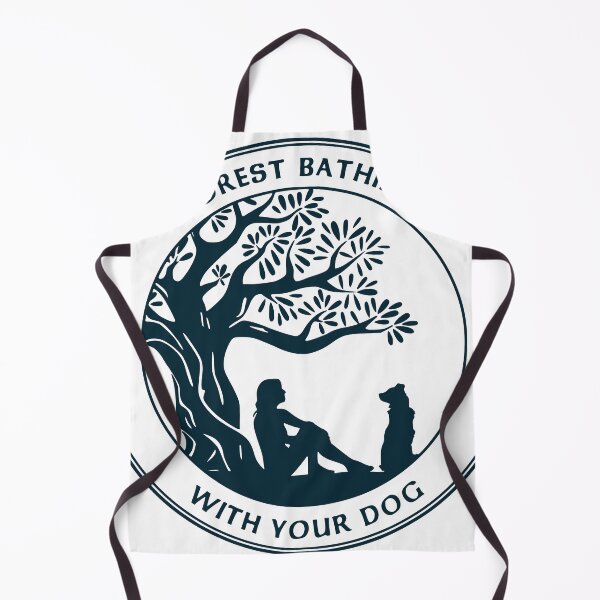 Item preview, Forest Bathing with Your Dog (Navy) designed and sold by NadineMazzola.
