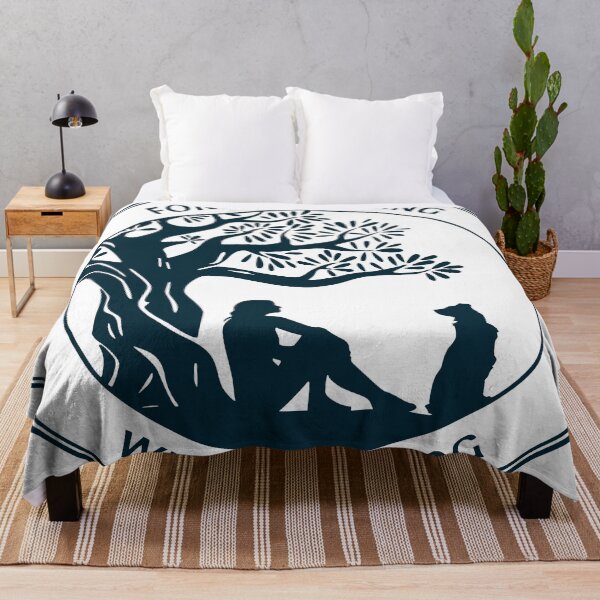 Item preview, Forest Bathing with Your Dog (Navy) designed and sold by NadineMazzola.