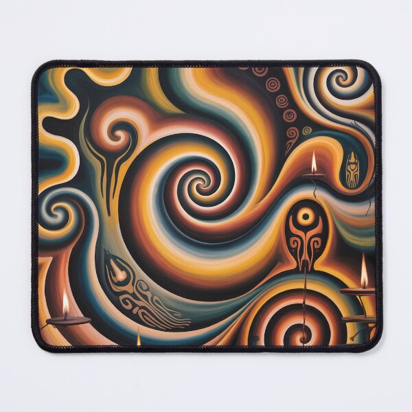 Item preview, A hypnotic photograph of a shamanic ritual painting. designed and sold by Lilashakti ⭐️ ⭐️ ⭐️ ⭐️ ⭐️.
