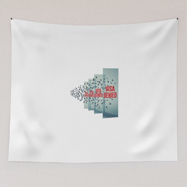 Item preview,  Voices, thoughts, dreams: "VISA DENIED” were buried in darkness. designed and sold by chipmuckdesignn.