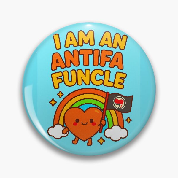 Item preview, I AM AN ANTIFA FUNCLE - Flag-Wavin’ FUNCLE designed and sold by WheelieGdArt.