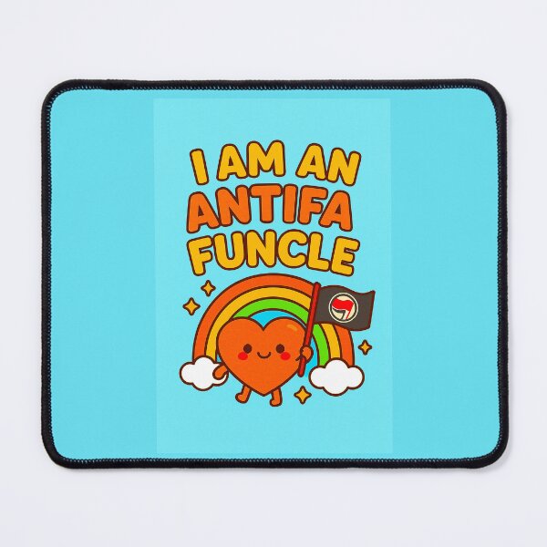 Item preview, I AM AN ANTIFA FUNCLE - Flag-Wavin’ FUNCLE designed and sold by WheelieGdArt.