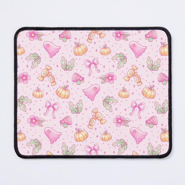 Item preview, Pastel Autumn Ghost Pattern – Cute Halloween Candycore Design designed and sold by Kalaidas-Art.
