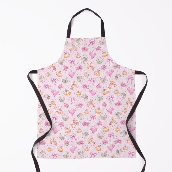 Item preview, Pastel Autumn Ghost Pattern – Cute Halloween Candycore Design designed and sold by Kalaidas-Art.