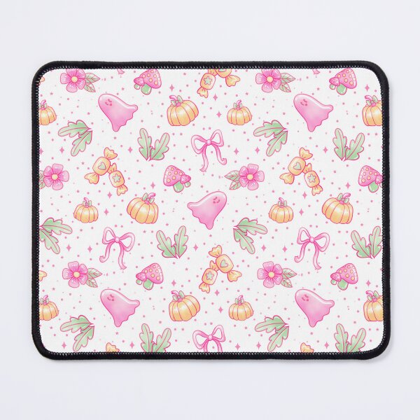 Item preview, Pastel Autumn Ghost Pattern – Cute Halloween Candycore Design designed and sold by Kalaidas-Art.