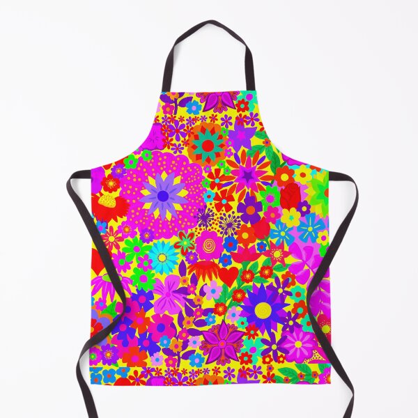 Item preview, Retro Psychedelic Floral Explosion | Bright 70s Flower Art designed and sold by Vividality.