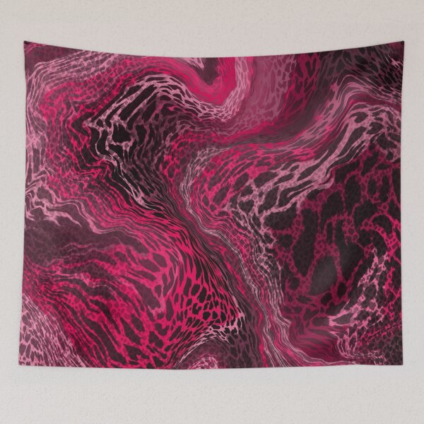 Item preview, Pink liquefied leopard pattern designed and sold by MimiKoo.