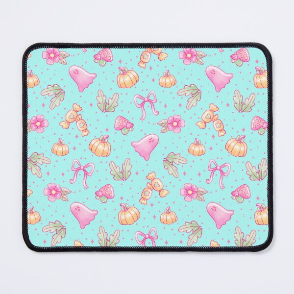 Item preview, Pastel Autumn Ghost Pattern – Cute Halloween Candycore Design designed and sold by Kalaidas-Art.