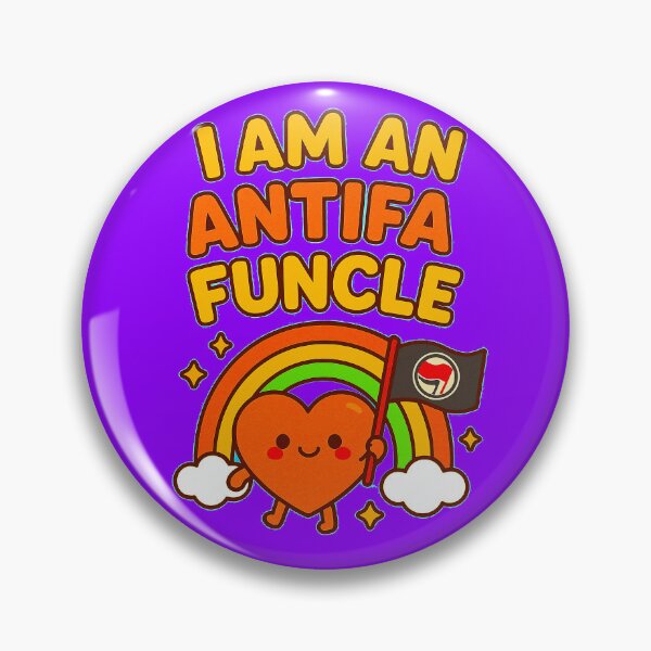 Item preview, I AM AN ANTIFA FUNCLE - Flag-Wavin’ FUNCLE - V2 designed and sold by WheelieGdArt.