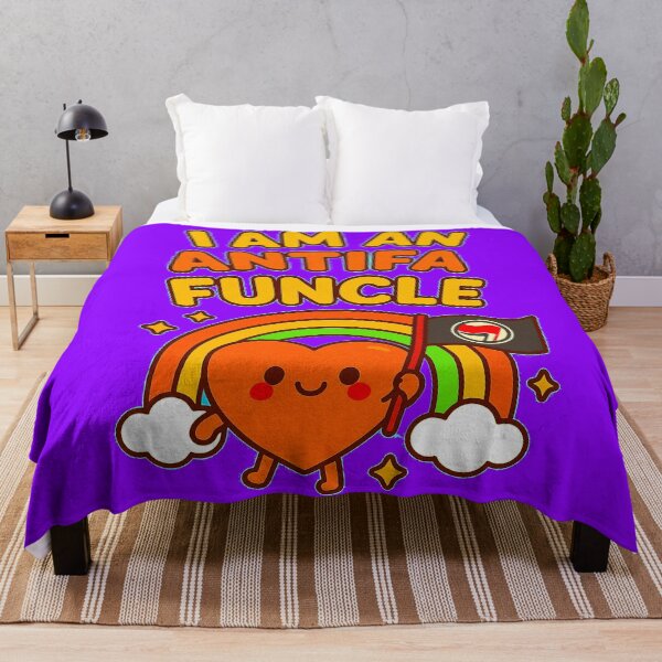 Item preview, I AM AN ANTIFA FUNCLE - Flag-Wavin’ FUNCLE - V2 designed and sold by WheelieGdArt.